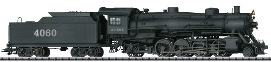 Trix 22591 - USA Steam Locomotive with a Tender Mikado type 2-8-2 of the AT&SF (DCC Sound Decoder)