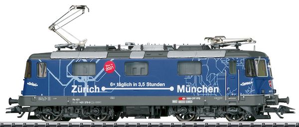 Trix 22666 - Swiss Electric Locomotive Re 421 of the SBB (DCC Sound Decoder)