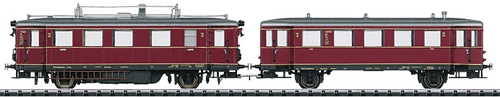 Trix 22675 - Dgtl DB Diesel Powered Railcar with a Trailer with Sound