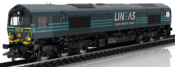 Trix 22693 - Dgtl Diesel Locomotive EMD cl 66, LINEAS,VI