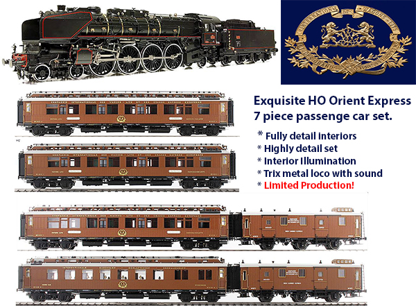 Trix 229411 - Exquisite 1930s  7 Piece Orient Express Set
