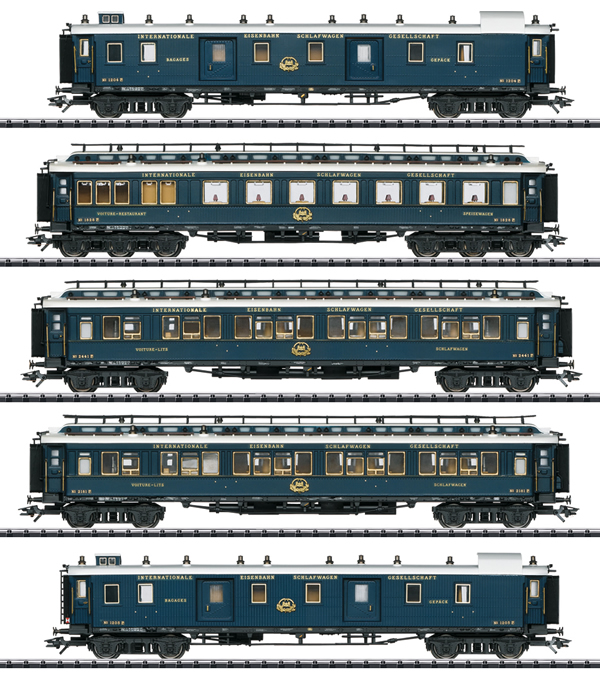 Trix 23219 - “Simplon Orient Express” Express Train Passenger Car Set 1