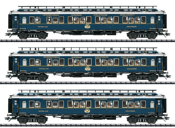 Trix 23220 - “Simplon Orient Express” Express Train Passenger Car Set 2 
