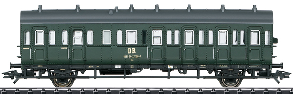 Trix 23307 - DR/DDR Type Baa Passenger Car, Era IV