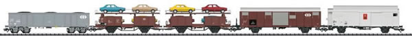 Trix 23567 - 5-Car Freight Set for the 22967 Crocodile Locomotive (2018 Insider Club Model)