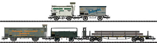 Trix 24098 - Royal Bavarian State RR Era I Freight Car Set, 5 Cars (L)