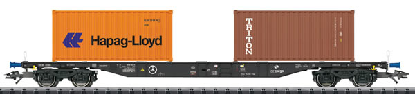 Trix 24131 - Container Transport Car Type Sgnss 