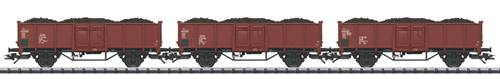 Trix 24434 - German Freight Car Set (3 cars) of the DR