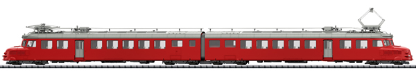 Trix 25260 - Swiss Double Powered Rail Car Class RAe 4/8 of the SBB (DCC Sound Decoder)