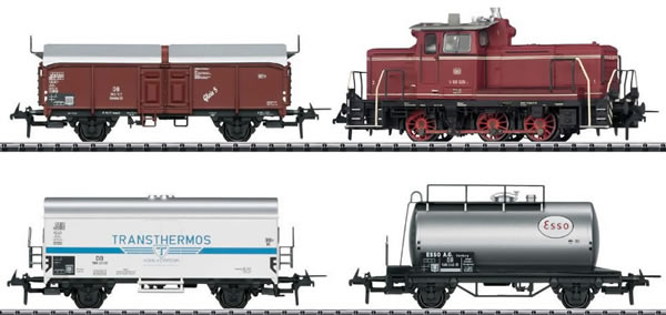Trix 31181 - DB Transfer Freight Train Train Set, Era III
