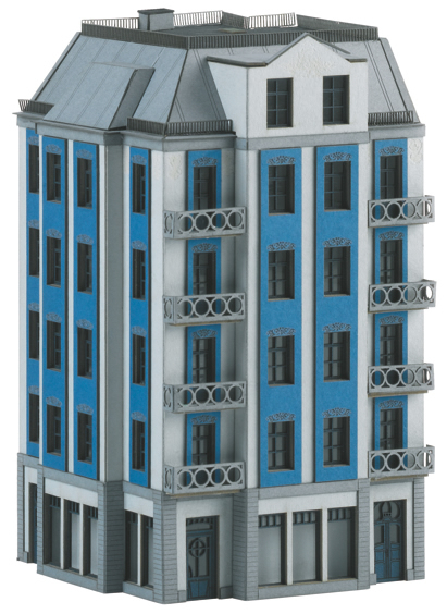 Trix 66308 - Building Kit for a Corner City Building in Art Nouveau