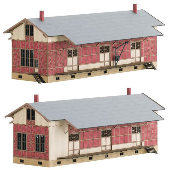 Trix 66323 - Sulzdorf Half Timbered Freight Shed - KIT