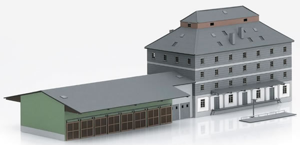 Trix 66324 - Raiffeisen Warehouse with Market Building Kit