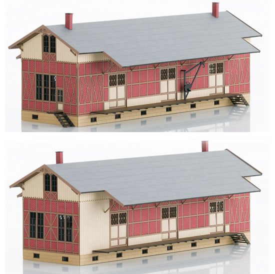 Trix 66383 - Half Timbered Freight Shed Sulzdorf - KIT