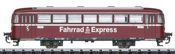 “Bicycle Express” Class 998 Trailer Car of the DB (Sound)