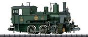 German Steam Locomotive Class D II of the DB (Sound)