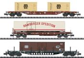 “Container Service” Freight Car Set of the DB