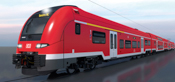 German Desiro Electric Train of the DB AG
