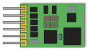 Locomotive Decoder for 6-Pin NEM Interface Connector