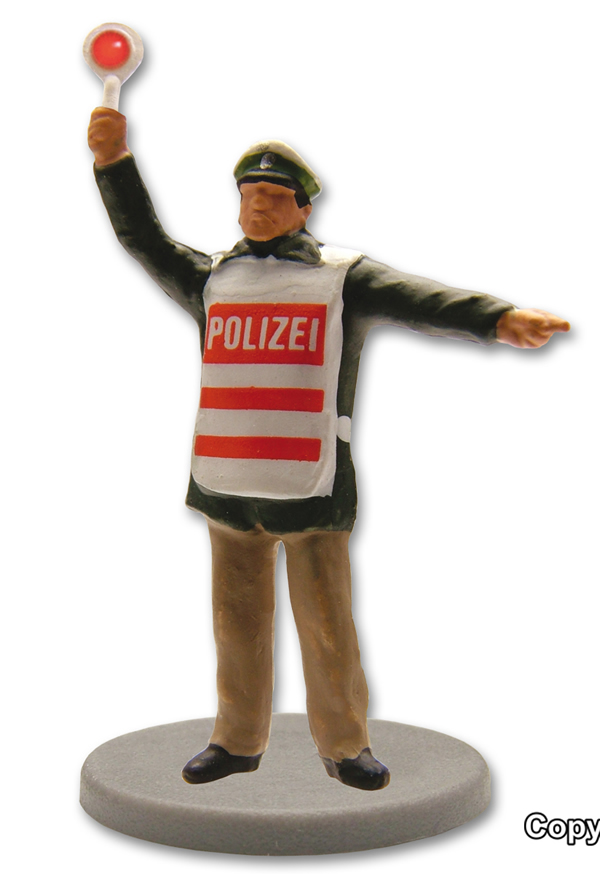 Viessmann 1518 - HO Policeman with traffic wand