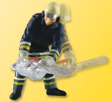 Viessmann 1541 - H0 Fireman with chain saw, moving