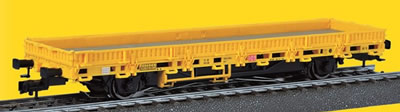 Viessmann 2316 - H0 Low side car, yellow, with drive unit,functional model for 3 rail version