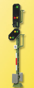 Viessmann 4015 - H0 Colour light entry signal with distant signal