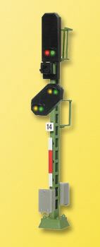 Viessmann 4414 - N Colour light block signal with distant signal