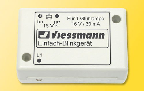 Viessmann 5035 - N Single blinker electronics with blue bulb