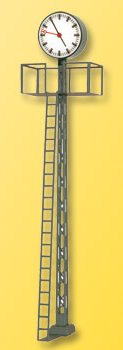 Viessmann 5082 - H0 Lit platform clock on lattice mast,LED white, height: 11 cm