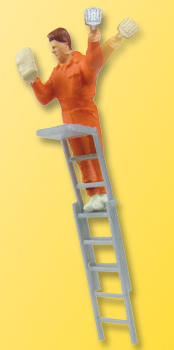 Viessmann 5117 - HO Billboard worker on a ladder