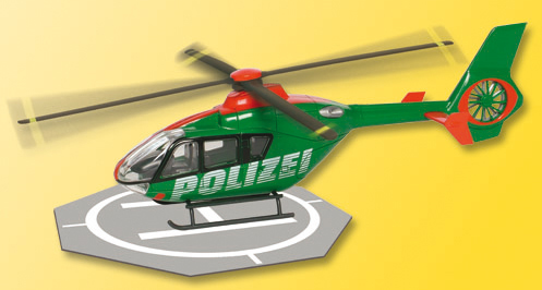 Viessmann 5160 - HO Police helicopter with rotating rotor  (Action figure)