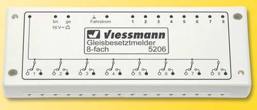 Viessmann 5206 - Track occupancy detector, 8-sections 