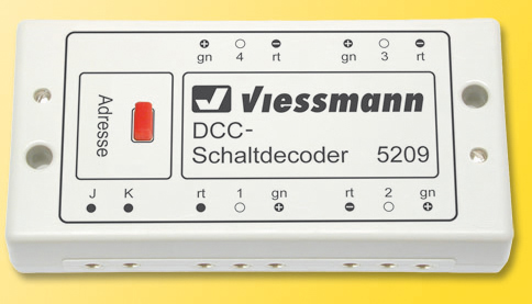 Viessmann 5209 - DCC (NMRA) switch decoder