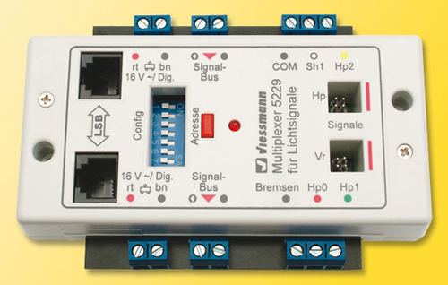 Viessmann 5229 - Multiplexer for colour light signals withmultiplex-technology