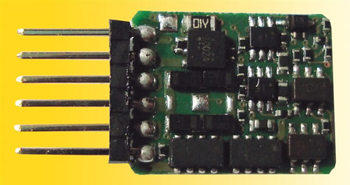 Viessmann 5241 - N decoder with pin header 6 pin NEM 651 S