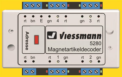 Viessmann 5280 - Multi protocol switching and turnout decoder 