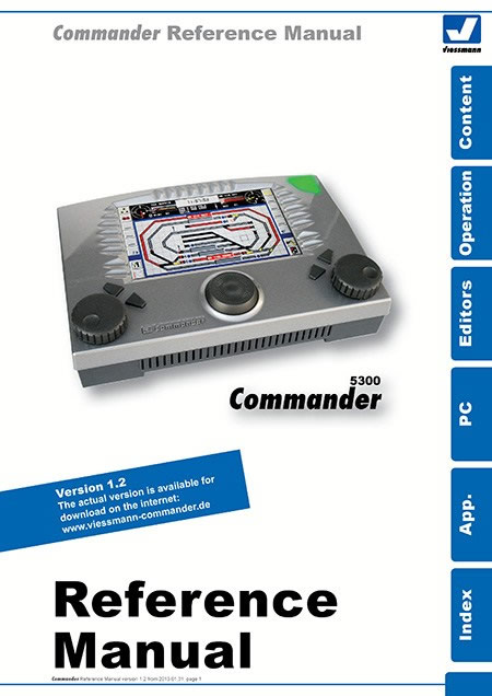 Viessmann 53003 - manual commander (english version)
