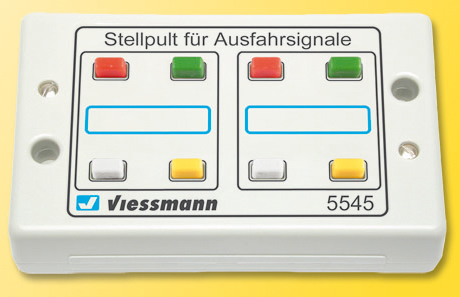 Viessmann 5545 - Push button panel 4-aspect