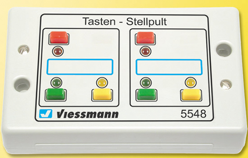 Viessmann 5548 - Push button panel, feedback, 3-aspect