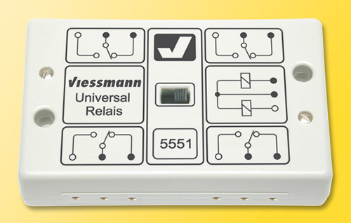 Viessmann 5551 - Universal relay 1 x 4UM 