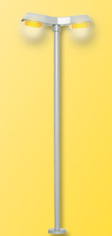 Viessmann 6098 - H0 Street light modern, double, 2 LEDs yellow 