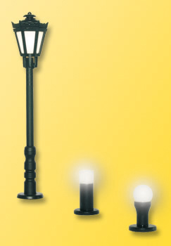 Viessmann 6160 - H0 Garden lamps set, 3 lights, black 
