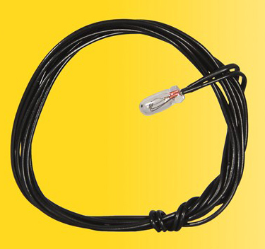 Viessmann 6206 - Spare bulb clear T 3/4, Ø 2,3 mm, 16 V, 30 mA,2 cables