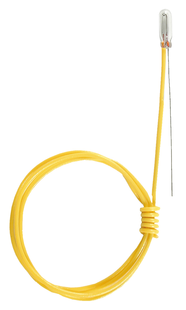 Viessmann 6210 - Spare bulb clear T 3/8, Ø 1,3 mm, 1,5 V, 15 mA,1 cable, 1 blank wire