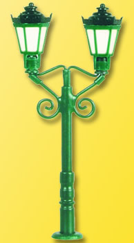 Viessmann 6475 - N Park lamp, double arm, green
