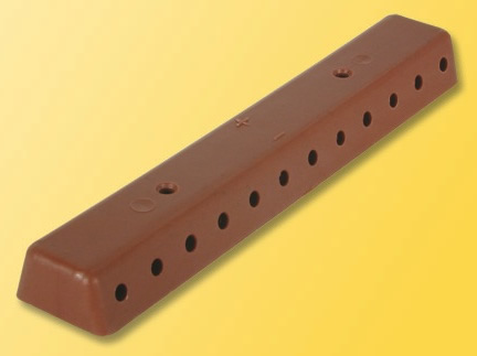 Viessmann 6843 - Rail brown with screws, 2 pieces