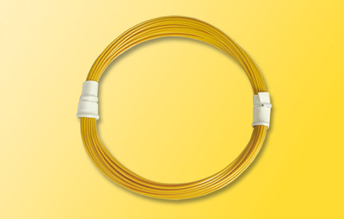 Viessmann 6891 - Super thin special wire 0,03 mm², yellow, 5 m