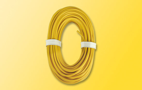 Viessmann 6897 - High-current cable 0,75 mm², yellow, 10 m 