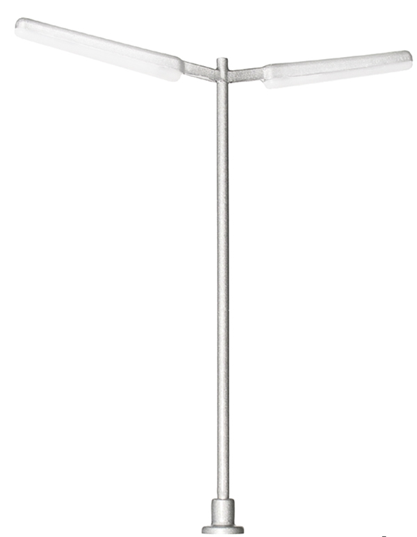 Viessmann 6999 - TT Slim street lamp double, 2 LEDs white 